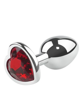 Diamond Heart Butt Plug Large- AT 1225-3